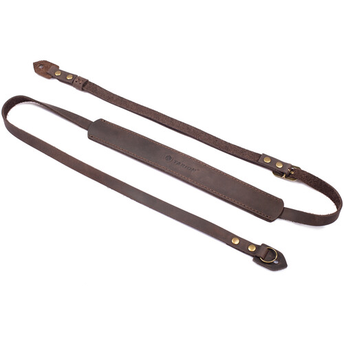 TARION TNS-L1 Genuine Leather Neck Strap (Brown)