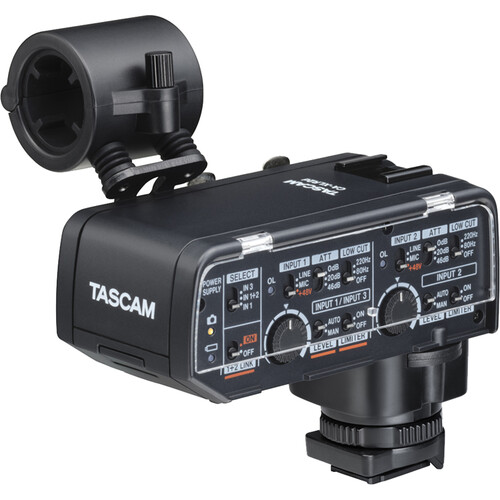 TASCAM CA-XLR2d-N XLR Microphone Adapter Kit for Nikon Cameras