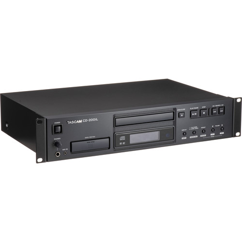 TASCAM CD-200iL Professional CD Player with 30-Pin and Lightning iPod Dock