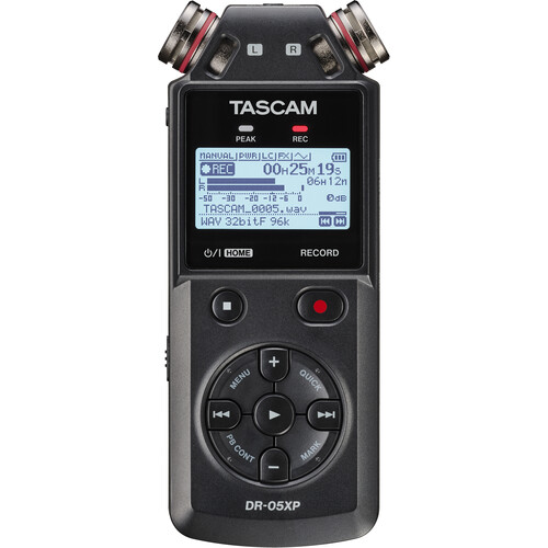 TASCAM DR-05XP 2-Channel 32-Bit Float Portable Audio Recorder