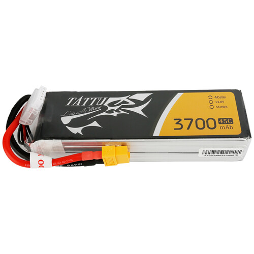 Tattu G-Tech 3700mAh 4S 45C LiPo Battery Pack with XT60 Plug