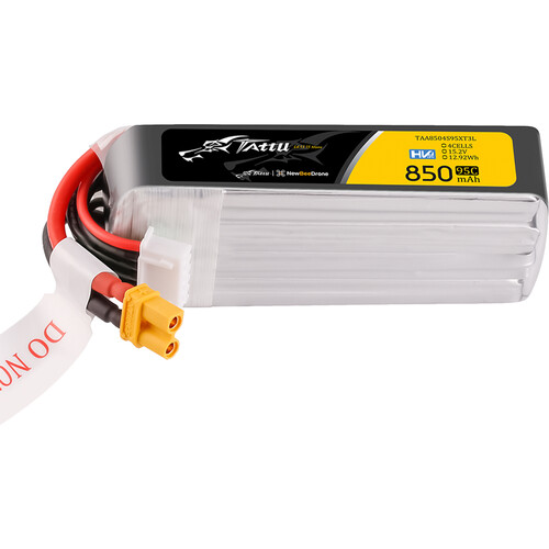 その他 TATVAV Tattu 850mAh 4S 95C 15.2V HV LiPo Battery Long TAA8504S95XT3L