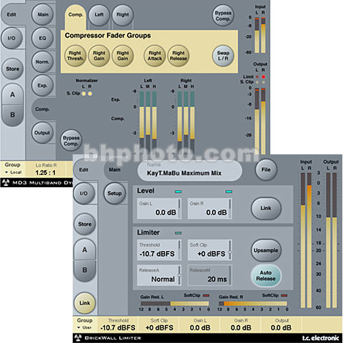 TC Electronic MD3 Stereo Mastering - Dynamics Plug-In 945-303101