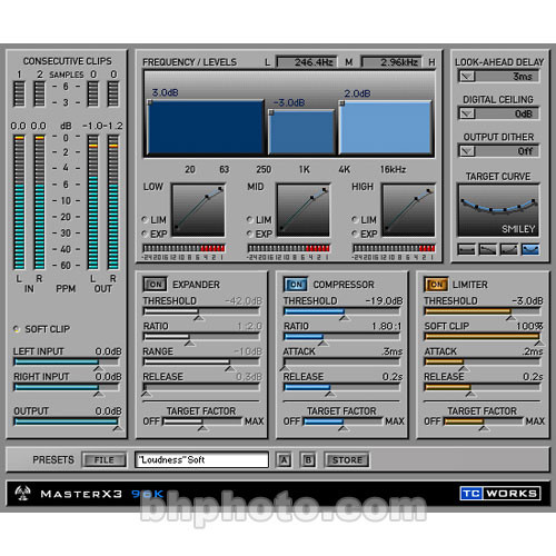 TC Electronic MASTER X3 Virtual Finalizer Plug-In - TDM