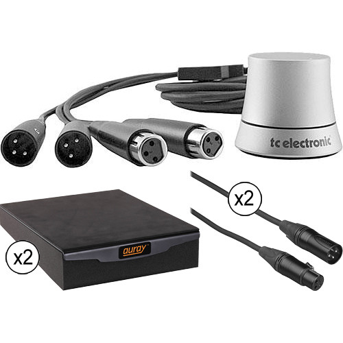 TC Electronic Analog Stereo Volume Control & Recoil Stabilizer Kit for Medium Sized Studio Monitors