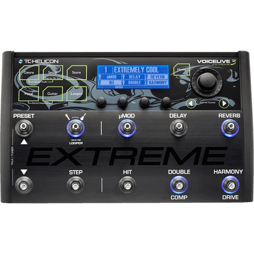 TC-Helicon VoiceLive 3 Extreme Guitar/Vocal Effects Processor and Looper with FX Automation