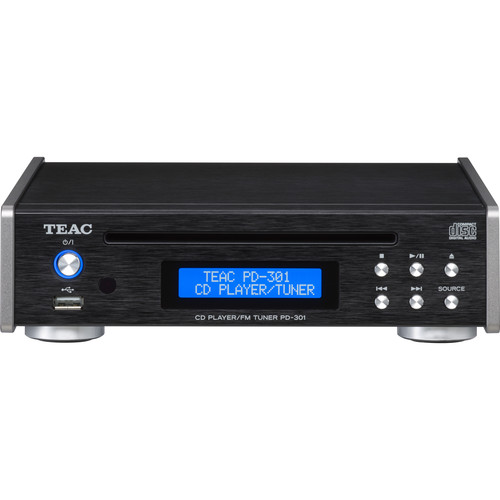 Teac PD-301 CD Player with FM Tuner (Black)