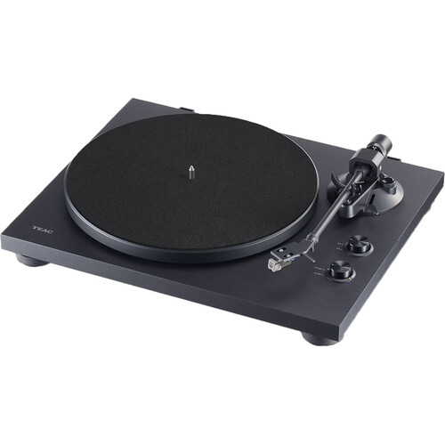 Teac TN-280BT-A3 Manual Two-Speed Turntable with Bluetooth (Black)