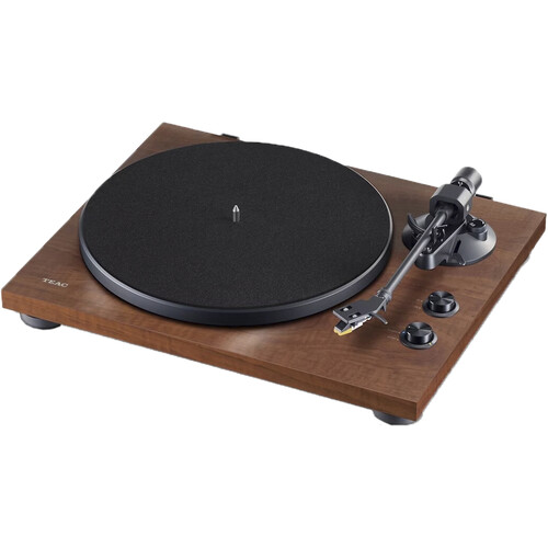 Teac TN-280BT-A3 Manual Two-Speed Turntable with Bluetooth (Walnut)