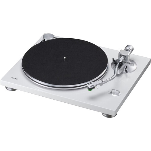 Teac TN-3B-SE Two-Speed Manual Turntable (White)