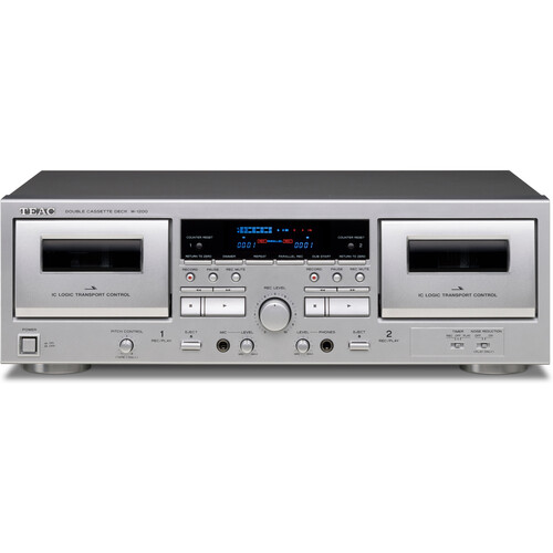 Teac TEAC W-1200 Double Cassette Deck (Silver)