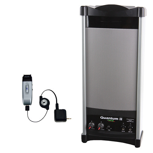 TeachLogic Quantum II All-in-One Wireless Sound System with Hands-Free Mic and Charger