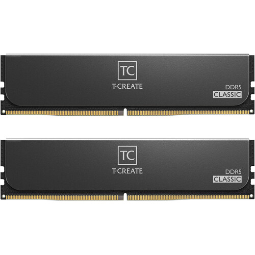TEAMGROUP 64GB T-Create Classic DDR5 5600 MHz UDIMM Memory Kit (2 x 32GB, White)