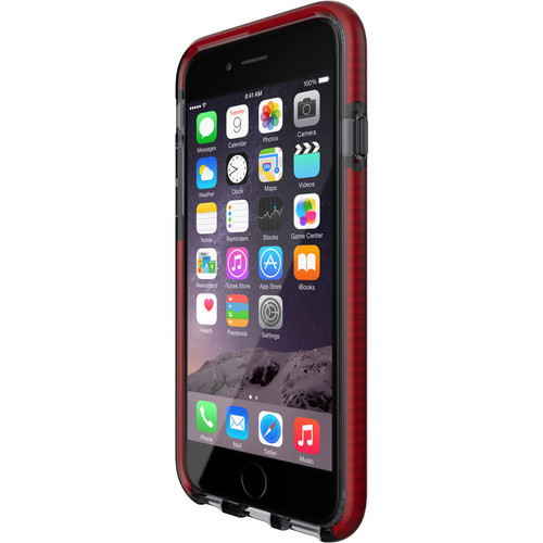 Tech21 Evo Mesh Case for iPhone 6/6s (Smokey/Red)