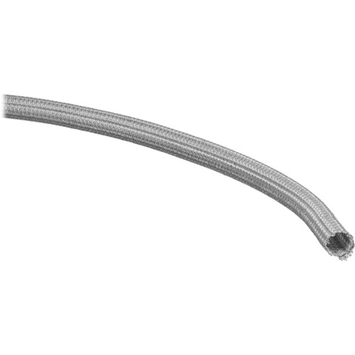 Techflex Flexo F6 Cable Sleeving Wrap (0.5" Diameter, 10' Length, Platinum Gray)