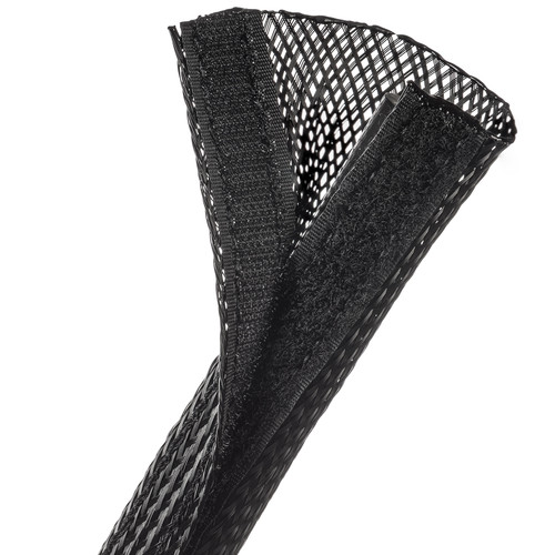 Techflex Flexo Wrap Cable Sleeving Wrap (1.25" Diameter, 250' Length, Black)