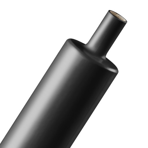 Techflex 3:1 Adhesive Shrinkflex Tubing (1.5" Diameter, 3" Length, Set of 4, Black)