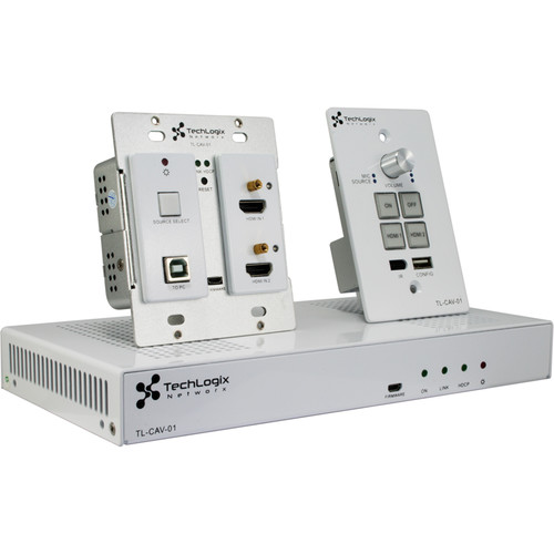 TechLogix Networx All-In-One Meeting Room & Classroom AV System with 2 HDMI In (White)
