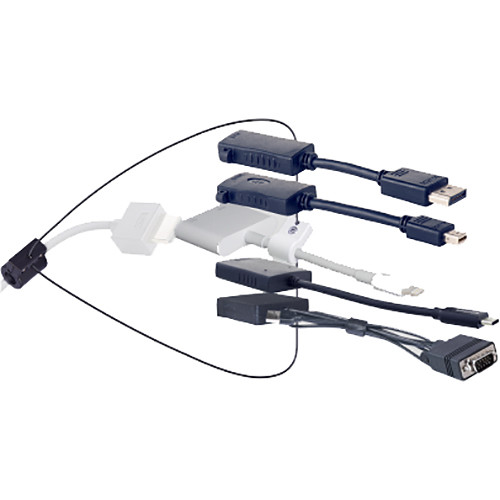 TechLogix Networx Share-Me HDMI to DisplayPort, Mini DisplayPort, USB Type-C, VGA, and Lightning Adapters