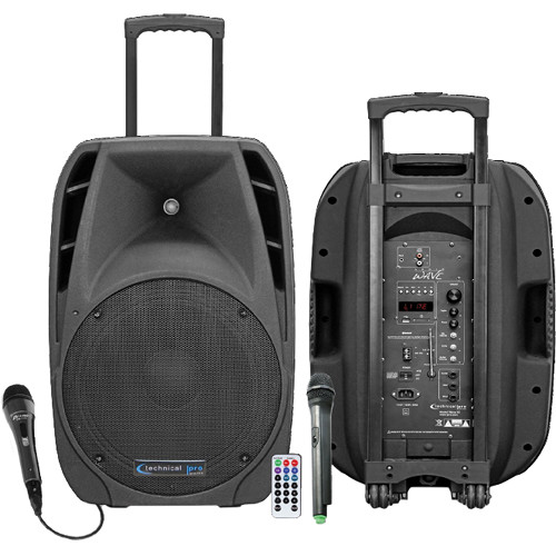 Technical Pro Wave 15 Rechargeable Portable PA System