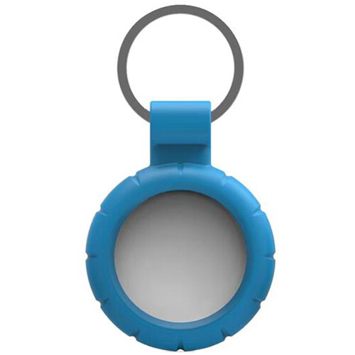 TechProtectus Silicone AirTag Case with Key Ring (Lake Blue)