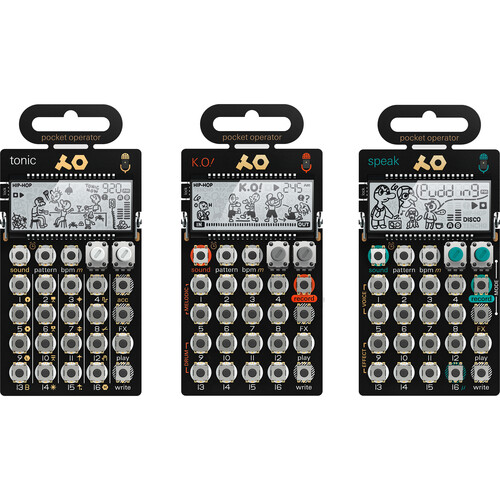 teenage engineering PO Metal Series Super 3-Set Bundle 010BL030