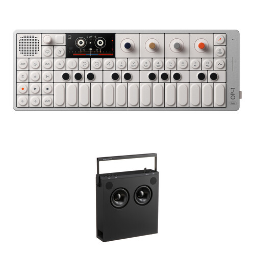 teenage engineering OP-1 Field Portable Synthesizer and OB-4 Magic Radio and Speaker Kit