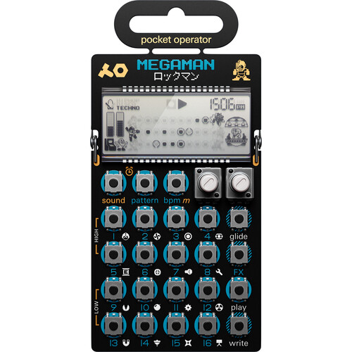 teenage engineering PO-128 Mega Man Pocket Operator Synthesizer (Limited Edition)