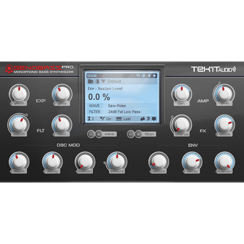 Tek'it Audio Genobazz Pro - Monophonic Software Synthesizer (Download)