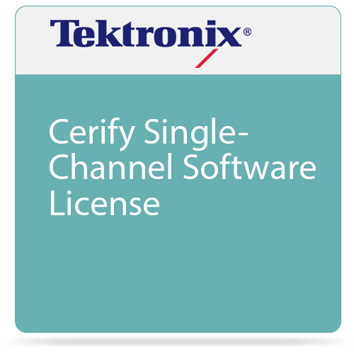Telestream Cerify Single-Channel Software License