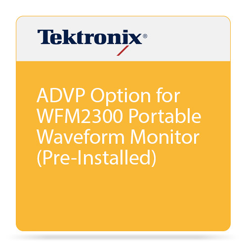 Telestream ADVP Option for WFM2300 Portable Waveform Monitor (Pre-Installed)