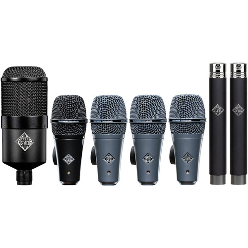 Telefunken DC7 Condenser & Dynamic Microphone System for Drum Kits (7 Mics)