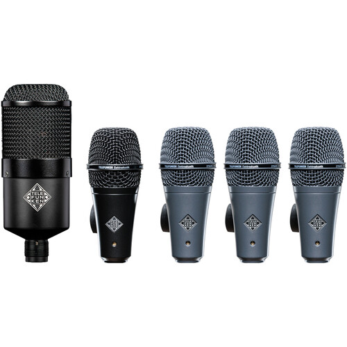 Telefunken DD5 Dynamic Microphone System for Drum Kits (5 Mics)