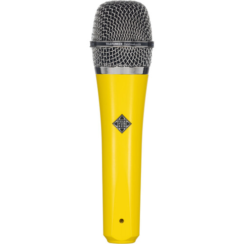 Telefunken M80 Custom Handheld Supercardioid Dynamic Microphone (Yellow Body, Chrome Grille)