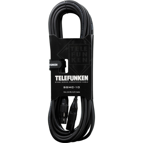 Telefunken SGMC-10 Stage Series Microphone Cable with Straight XLR Connectors (32.8')