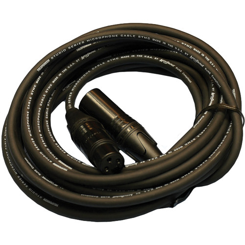 Telefunken STMC-15X Studio Series Microphone Cable with Straight Neutrik XLR Connectors (15')