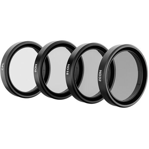 TELESIN Circular Polarizer & ND Filter Set for DJI Osmo Action 3 (3, 4, 5-Stop)