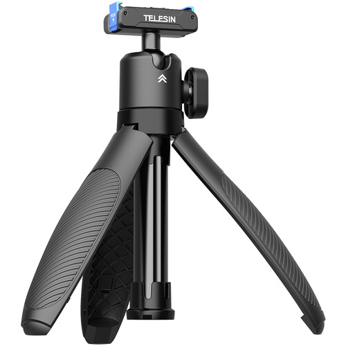 TELESIN Quick Release Selfie Stick 2.0 with Mini Tripod for DJI Osmo Action Cameras