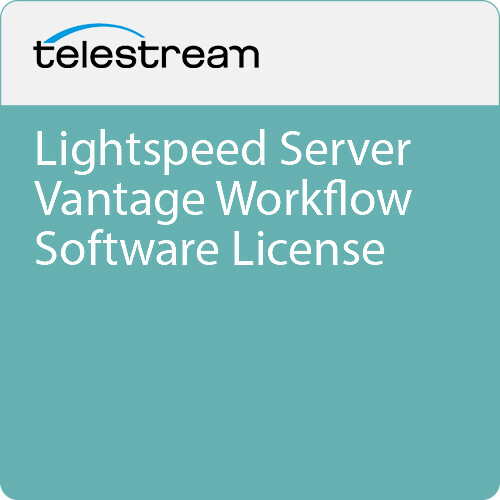 Telestream Lightspeed Server Vantage Workflow Software License
