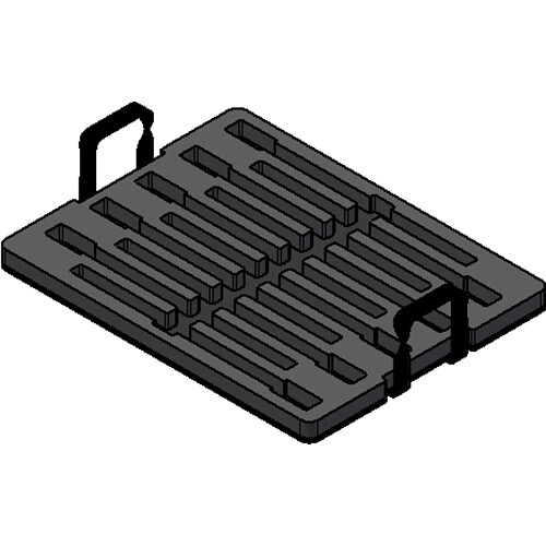 TELEVIC Tray for 10 15.7" Gooseneck Microphones