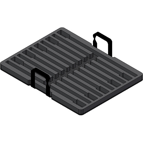 TELEVIC Tray for 10 19.7" Gooseneck Microphones