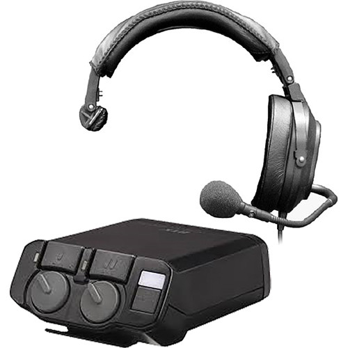 RTS BP-325 Dual-Channel Binaural Programmable Beltpack and HR-1R5 Headset Kit