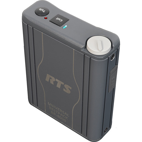 RTS BP4000A5F Single-Channel Portable Beltpack Headset Station (5-Pin XLR, Female)