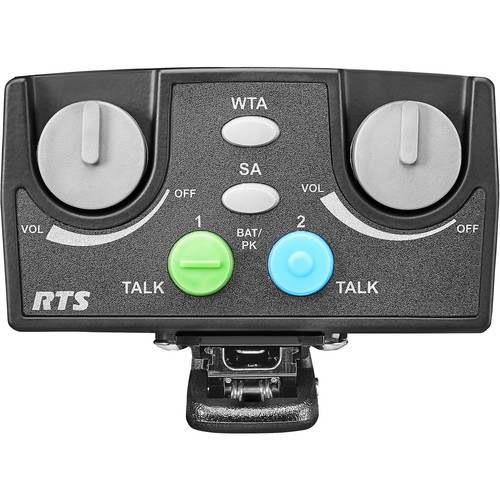 Telex 2-Channel UHF/VHF Wireless Beltpack, H10 Band Stereo, A5F Connector