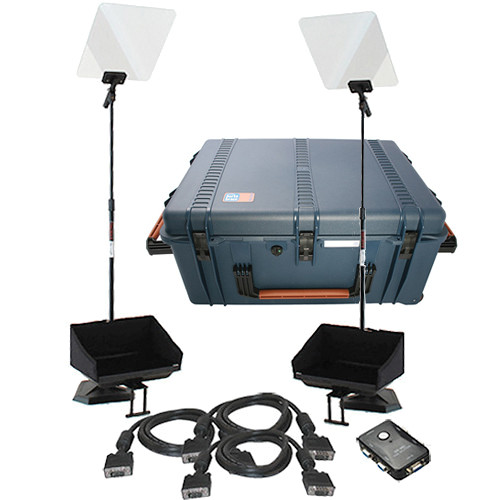 Telmax 17" Teleprompter Bundle with Hard Case