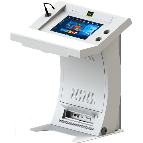 TEMAS DL24B Digital Lectern 22" Multi Touch Speaker Screen