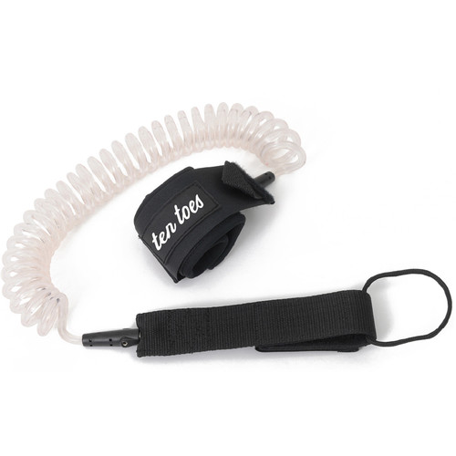 Ten Toes Board Emporium Helix Leash (10', White)