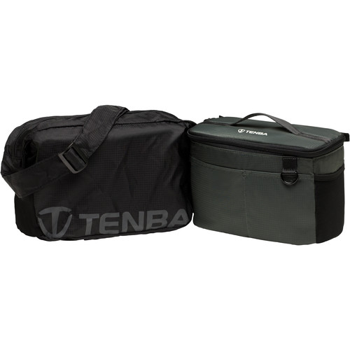 Tenba BYOB/Packlite 9 Flatpack Bundle with Insert and Packlite Bag (Black and Gray)