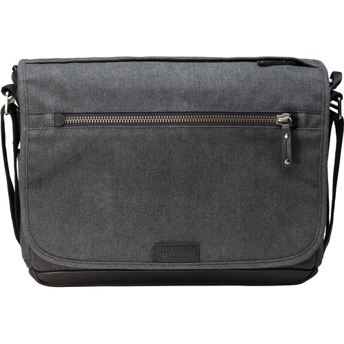 Tenba Cooper 13 Slim Messenger Bag with Leather Accents (Gray)