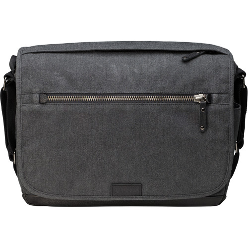 Tenba Cooper 13 DSLR Messenger Bag with Leather Accents (Gray)